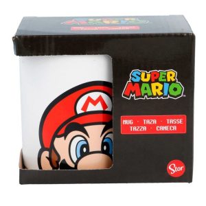 Taza cerámica 325 ml en caja regalo Super Mario