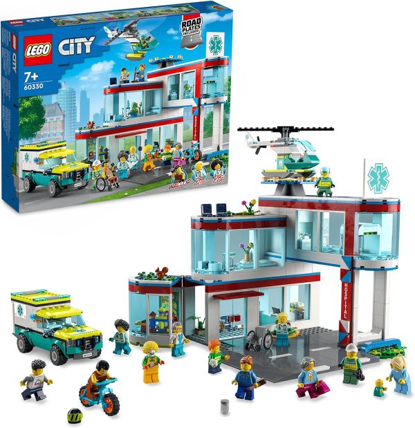 LEGO 60330 City Hospital con Ambulancia - toysspain