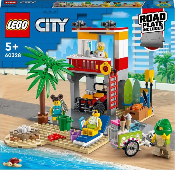 LEGO 60328 My City Base de Socorristas en la Playa