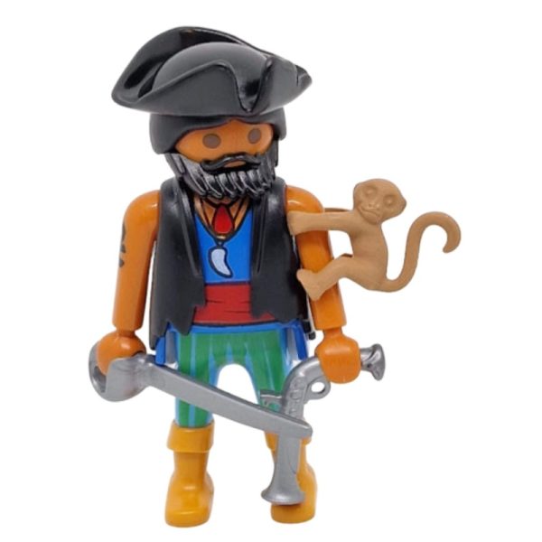 F167 Playmobil Pirata con mono