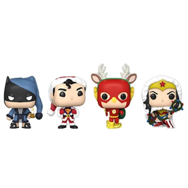 Funko Pocket Pop DC Holiday 4 pack - Imagen 3