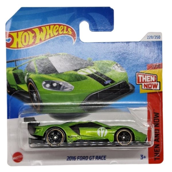 Hot Wheels 2016 Ford GT Race Verde 1/64