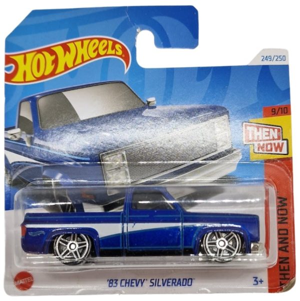 Hot Wheels '83 Chevy Silverado Azul 1/64