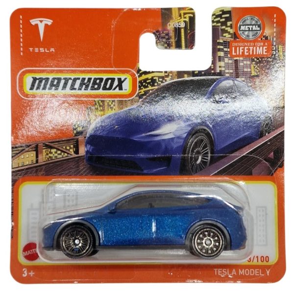 Matchbox Texla Model Y Azul