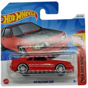 Hot Wheels 84 Mustang SVD Rojo 1/64 2024 192/250