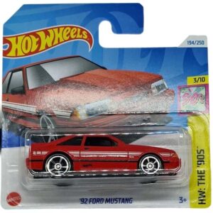 Hot Wheels 92 Ford Mustang Rojo 1/64 2024 194/250