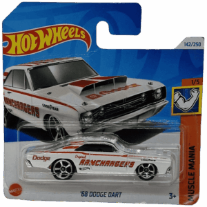 Hot Wheels 68 Dodge Dart Blanco 1/64 2024 142/250