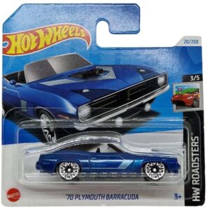 Hot Wheels 70 Plymouth Barracuda Azul 1/64 2024 20/250