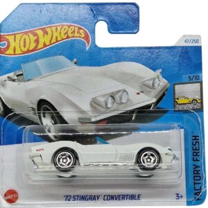 Hot Wheels 72 Stingray Convertible Blanco 2024 1/64 47/250