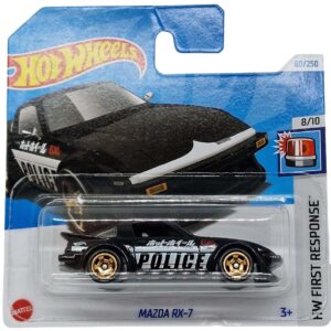 Hot Wheels Mazda Rx-7 Negro 2024 1/64 80/250