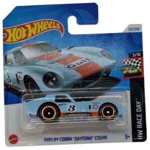 Hot Wheels Shelby Cobra Daytona Coupe azul 1/64 2024 122/250