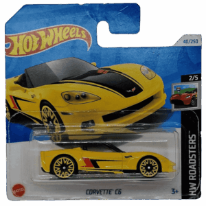 Hot Wheels Corvette C6 Amarillo 1/64 2024 40/250