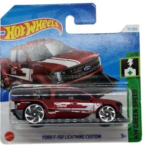 Hot Wheels Ford F-150 Lightning Custom Roja 1/64 2024 37/250