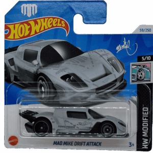 Hot Wheels Mad Mike Drift Attack Gris 1/64 2024 59/250