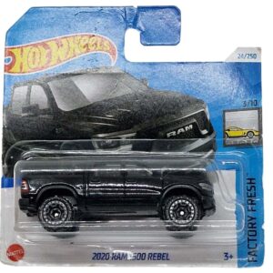 Hot Wheels 2020 Ram 1500 Rebel Negra 1/64 2024 24/250