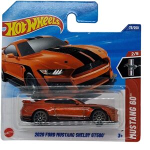 Hot Wheels 2020 Ford Mustang Shelby GT500 Naranja 1/64 2025 73/250