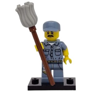Minifig Lego Serie 15 Limpiador