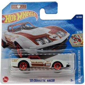 Hot Wheels 69 Corvette Racer Blanco 1/64 2025 51/250