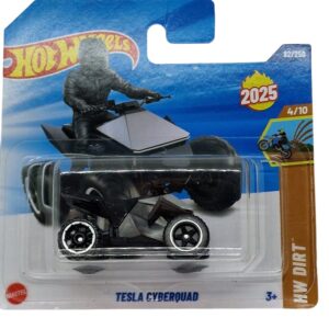 Hot Wheels Tesla Cyberquad Gris 1/64 2025 82/250