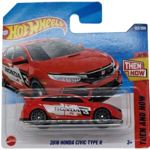 Hot Wheels 2018 Honda Civic Type R Rojo 1/64 2025 123/250