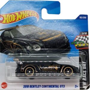 Hot Wheels 2018 Bentley Continental GT3 Negro 1/64 2025 162/250