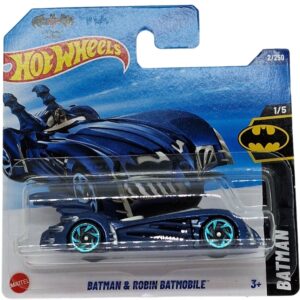 Hot Wheels Batman and Robin Batmobile Azul 1/64 2025 2/250