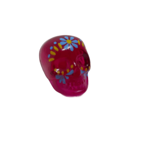 P56 Calavera Mexicana Rosa Transparente