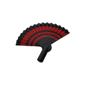 P61 Abanico Rojo y Negro