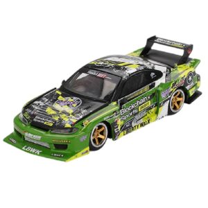 MINI GT 00823-R 1:64 NISSAN SILVIA S15 LB-SUPER SILHOUETTE #555 V2 FORMULA DRIFT JAPAN 2024