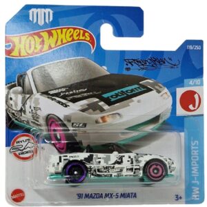 Hot Wheels '91 Mazda MX-5 Miata Blanco 2022 119/250