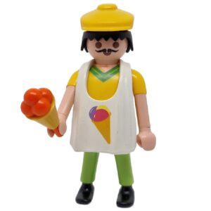 Figura Playmobil Heladero con Helado F263 – Figura Suelta Playmobil City