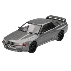 Mini GT Nissan Skyline GT‑R NISMO BNR32 CRS Version Dark Metal Gray 1:64 – Modelo Diecast Premium 1:64
