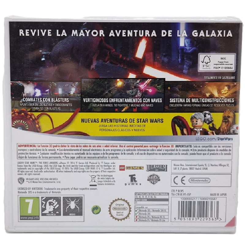 LEGO Star Wars: El Despertar de la Fuerza – Juego Precintado para Nintendo 3DS - Imagen 2