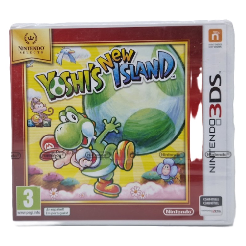 Yoshi's New Island Nintendo Selects – Juego Precintado para Nintendo 3DS