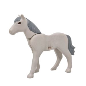 Animal Playmobil Caballo Blanco A089 – Figura Suelta Original Playmobil