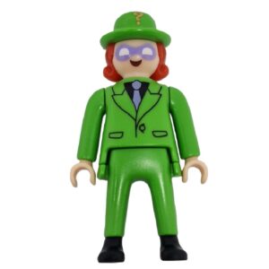 Figura Playmobil Enigma (The Riddler) 5,5 cm – DC Comics | Kinder Sorpresa Coleccionable