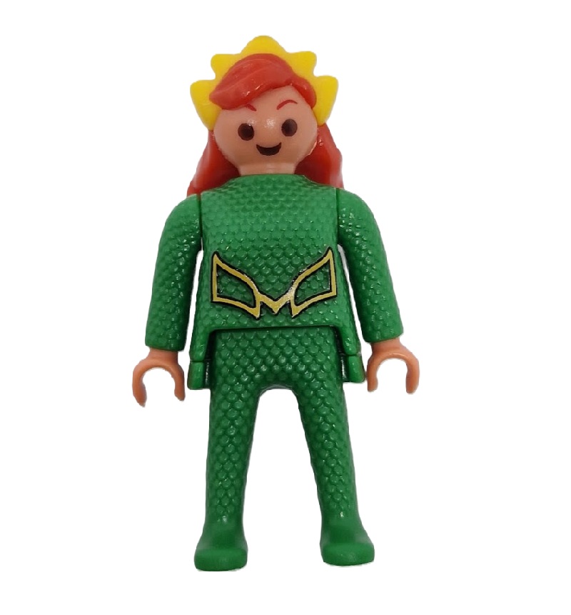 Figura Playmobil Mera 5,5 cm – DC Comics | Kinder Sorpresa Coleccionable