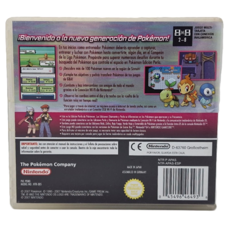Pokémon Perla – Juego Original para Nintendo DS - Imagen 2