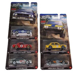 Hot Wheels Rally Racers GDG44 1/64 Pack 5 Unidades