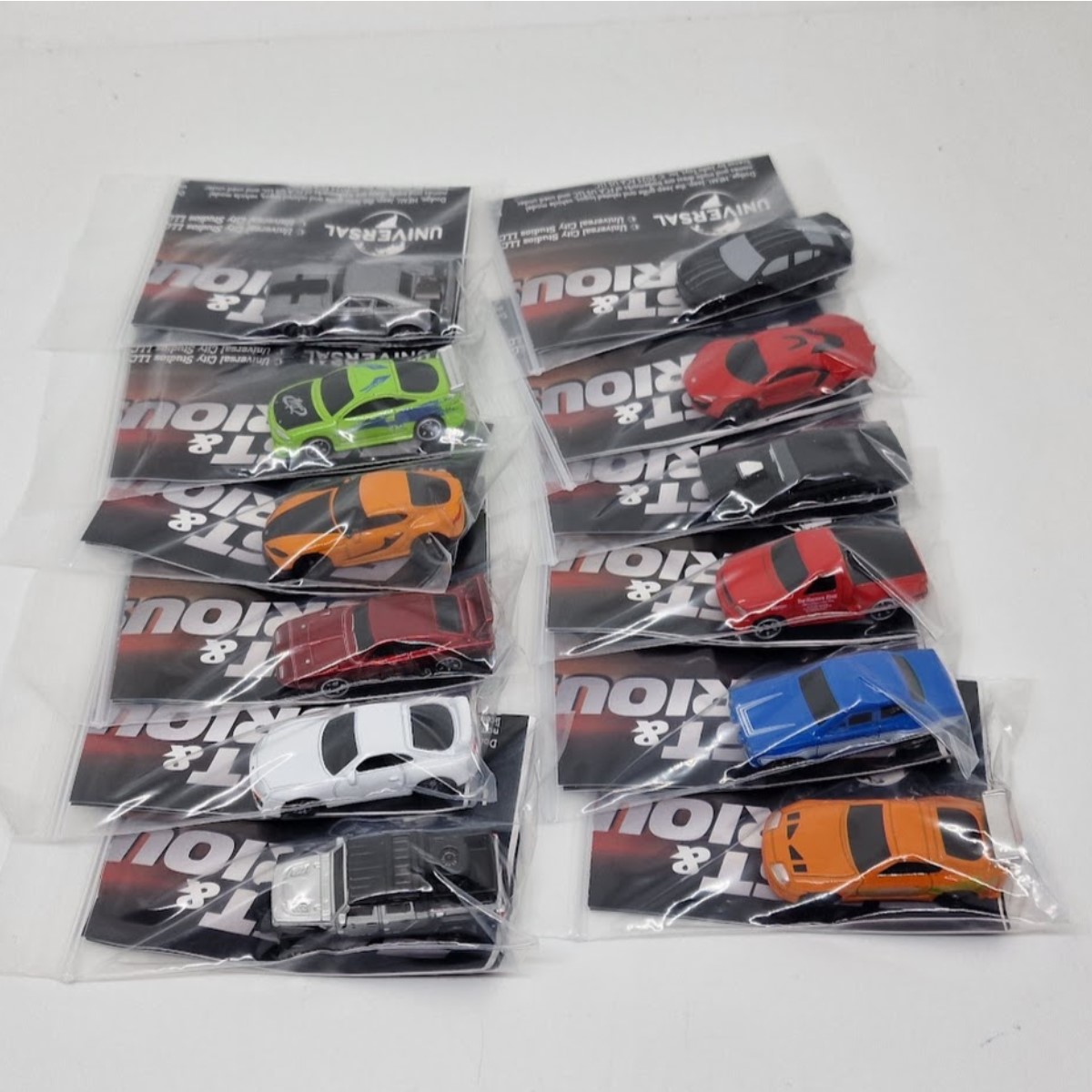 Fast & Furious Jada Mini Vehiculos Nano Colección Completa Serie 1 (12 unidades)